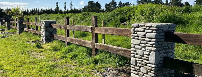NZ Stone Fence Posts